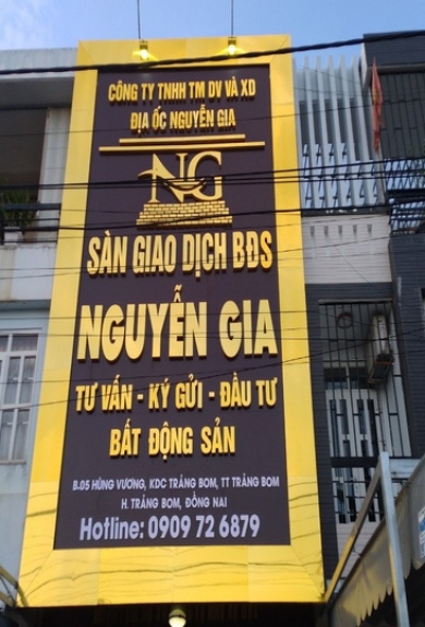 Biển quảng cáo bất động sản Đồng Nai